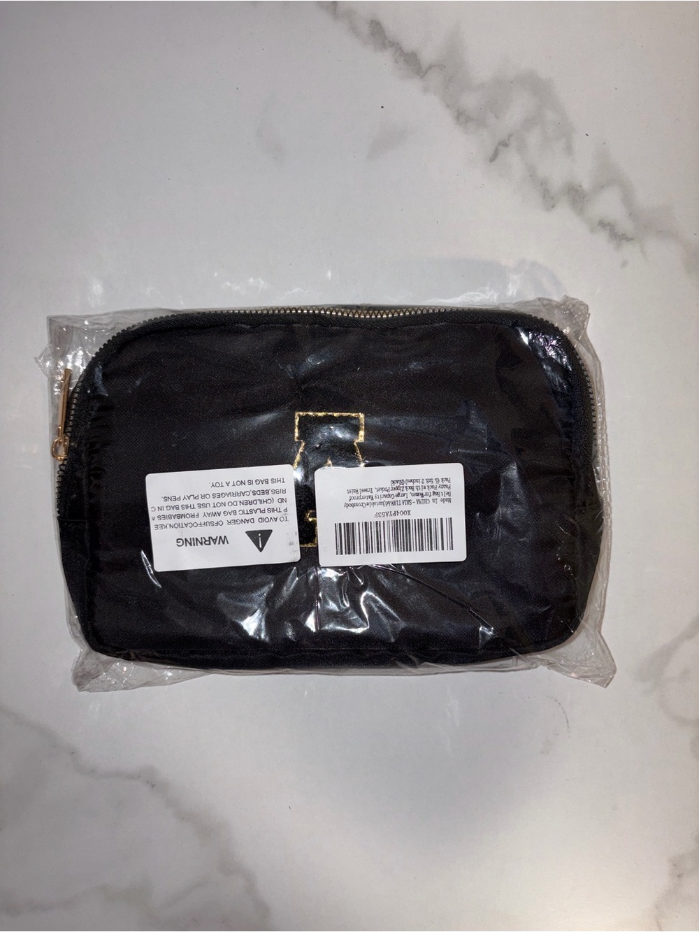 Fanny pack with letter A
